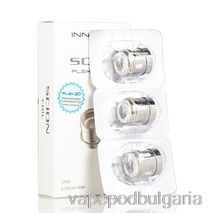 Vape 10000 Дръпки Innokin Scion Plexus Replacement Coils 0.14ohm Scion Plex3d Mesh Coils